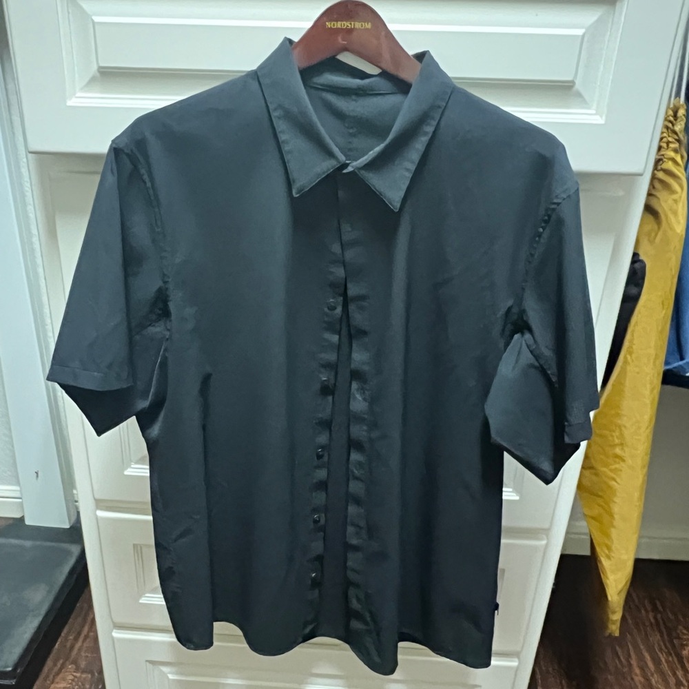lululemon athletica Black Casual Button Down Shirt